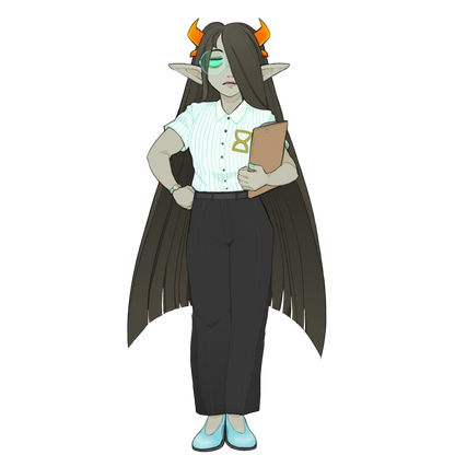 Full Body in Pencil Style of a fantroll.