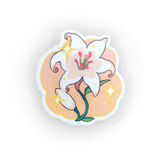 Sunlit Lily Sticker